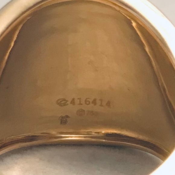 Unisex 🇪🇸 Carrera y Carrera 18K Gold Fiera Tiger Signet Ring - Picture 11 of 16